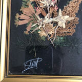 Natural flowers frame