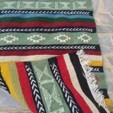 Corridor kilim multicolor wool 200x68cm