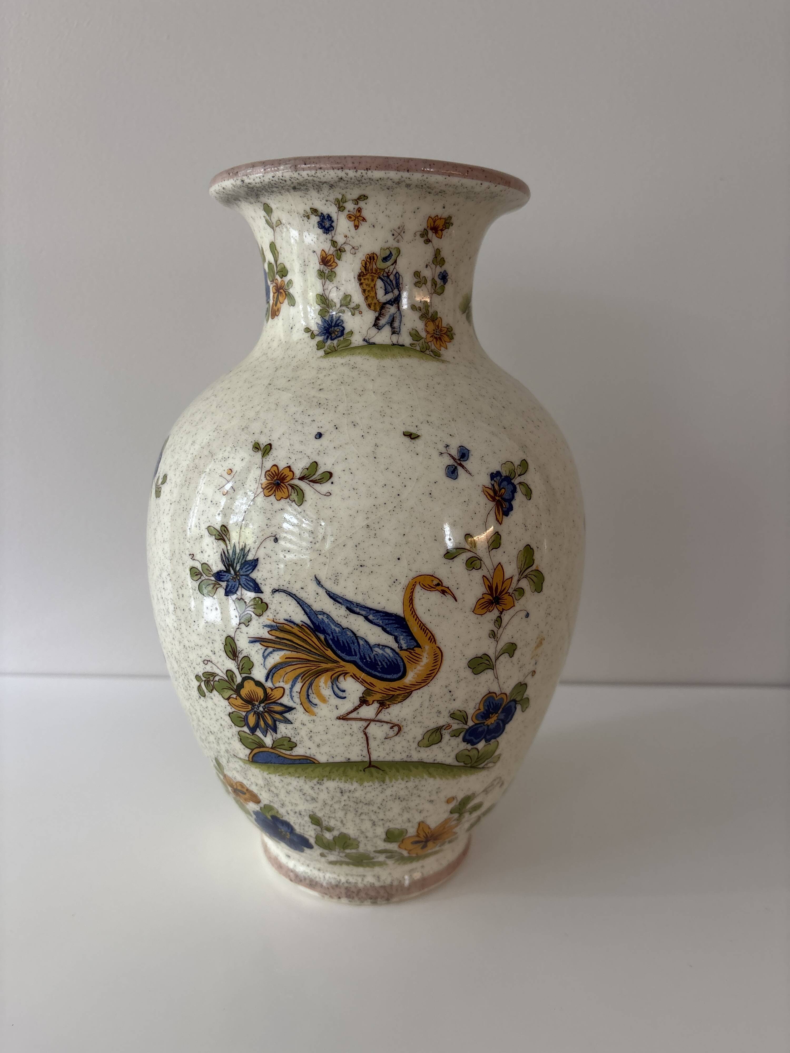 Vase balustre Vieux Moustiers