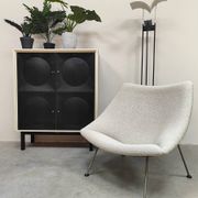 Brutalist circular cabinet vintage 'Geometric design'