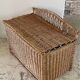 Vintage Rattan Chest Basket