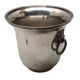 Rare silver metal champagne bucket signed veuve clicquot ponsardin lion head