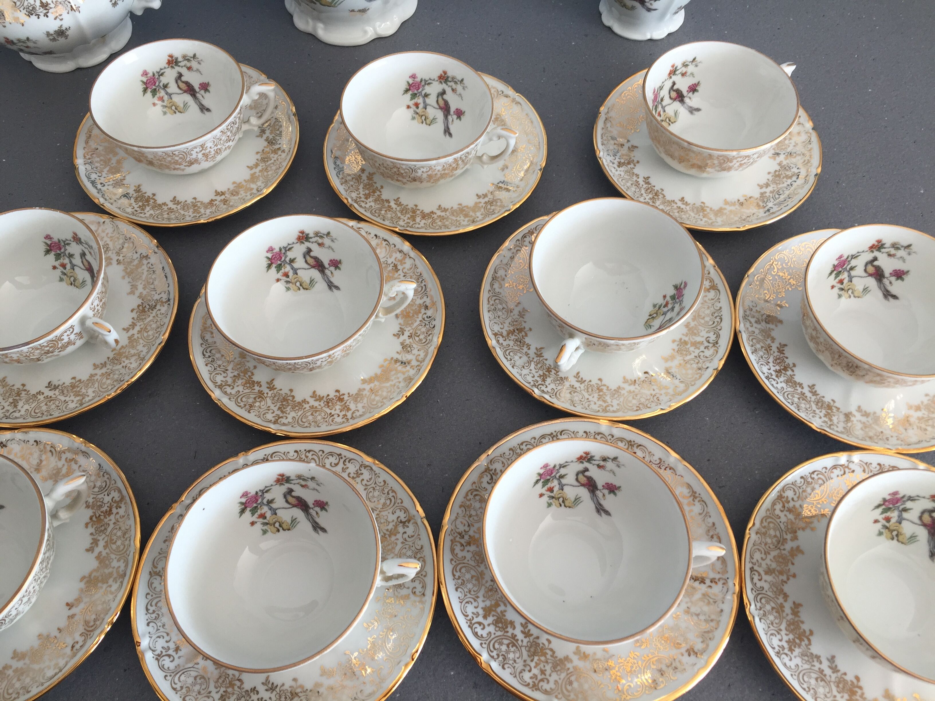 Porcelain France coffee service
