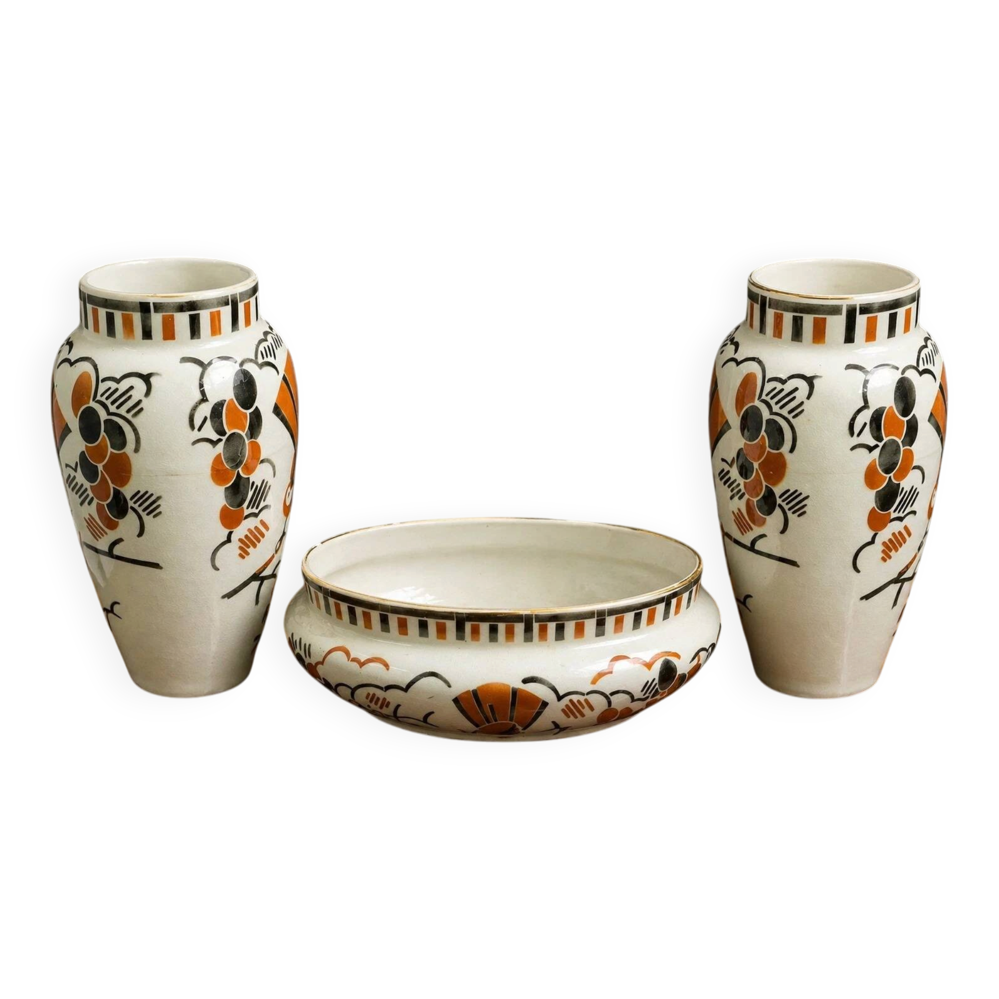 Lunéville earthenware (Keller & Guérin) – Art Deco – 20th century