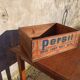 Wooden advertising parsley box