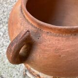 Terracotta pot vase