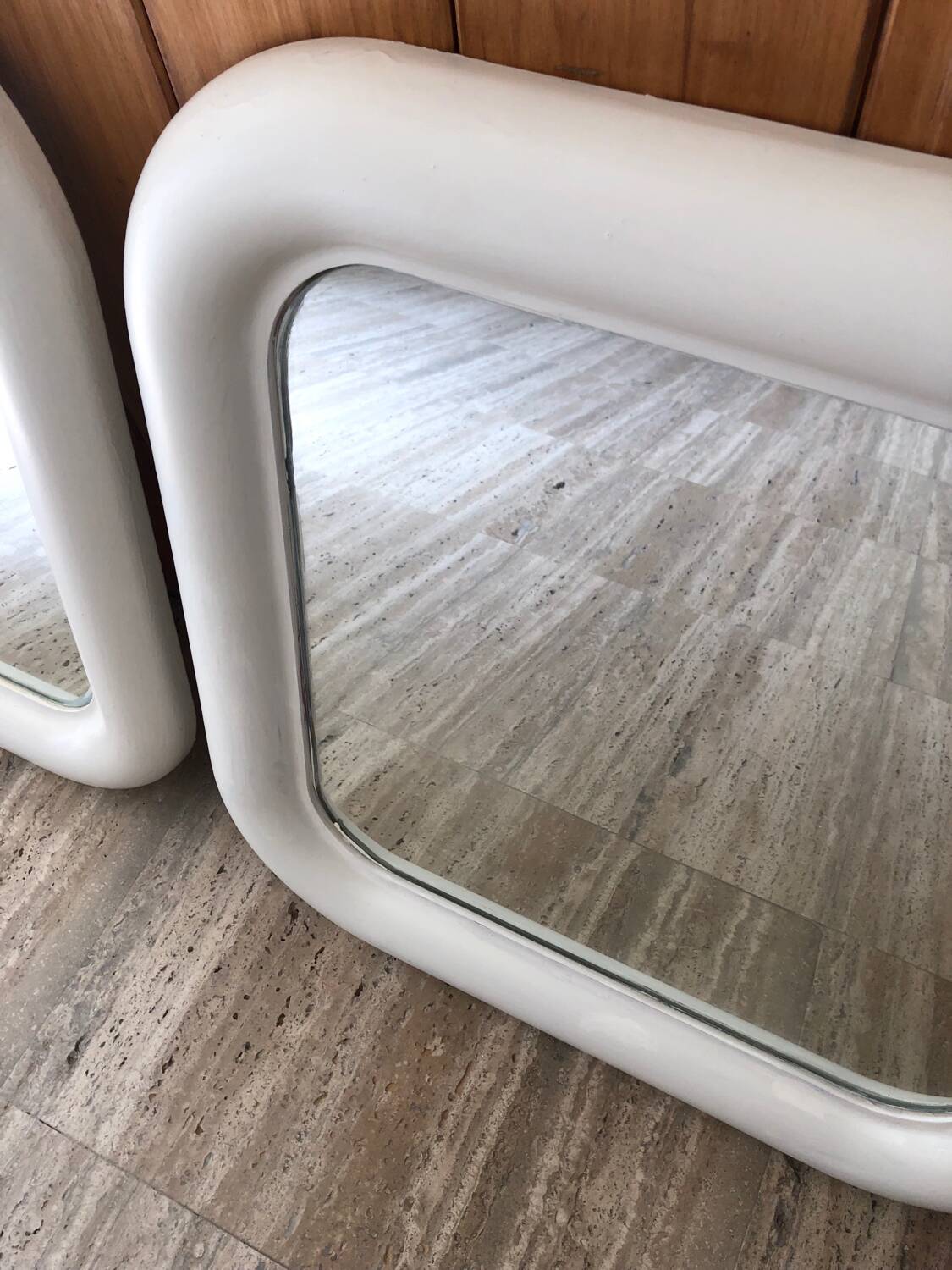 Vintage designer mirror -Studio Artemide Milano - Delfo model - Designer Sergio Mazza
