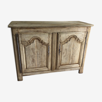 Nineteenth pickled oak sideboard