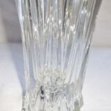 Vase ancien art déco cristal décoration fleur pot