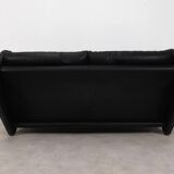 Ensemble de 2 canapés Cassina Maralunga 2,5 places - cuir noir