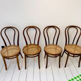 Set of 4 thonet chairs zpm radomsko