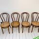 Lot de 4 chaises thonet zpm radomsko
