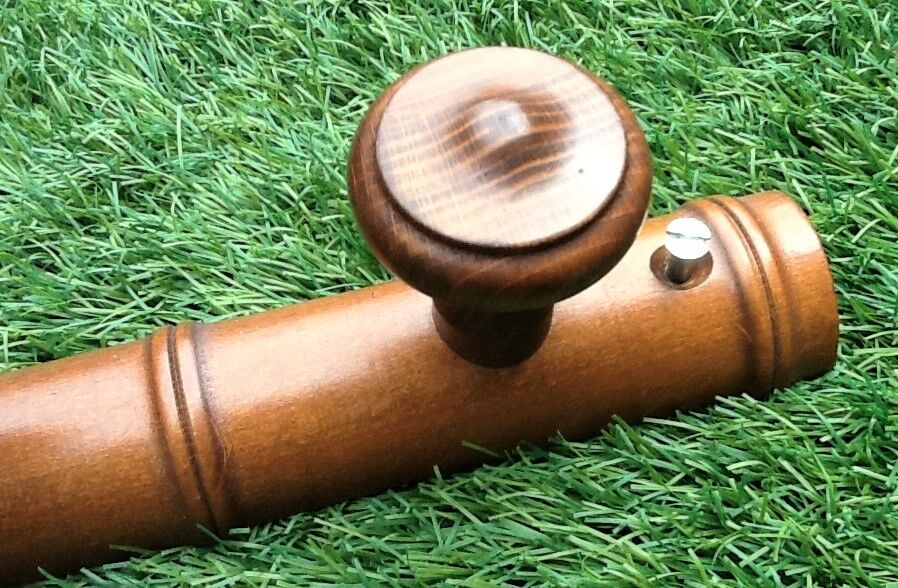 Wall coat holder 4 patères beechwood turned