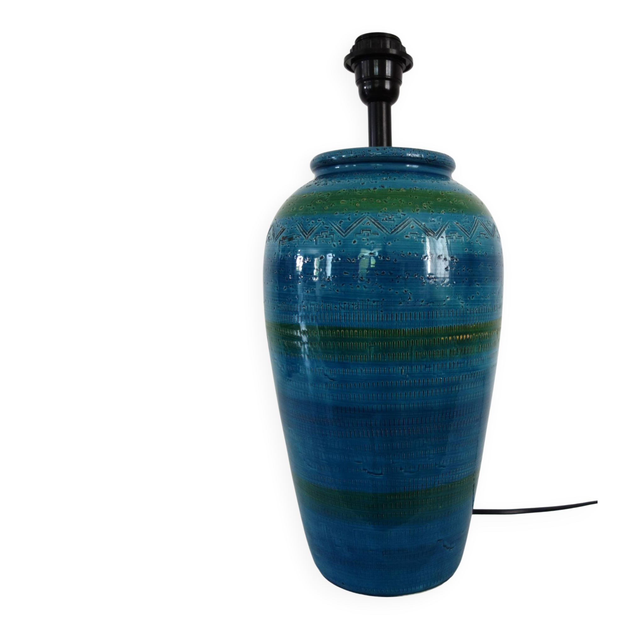 Bitossi ceramic lamp bases Italy 1970s