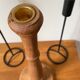 BOUGEOIRS Vintage Teak and Steel