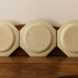 Set of 6 plates in Chantilly faience