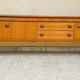 Scandinavian teak row