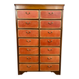 Empire notary cardboard furniture in mahogany