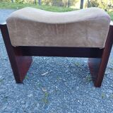 Old dressing table stool pouffe