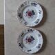 Deux assiettes plates Sarreguemines Agreste