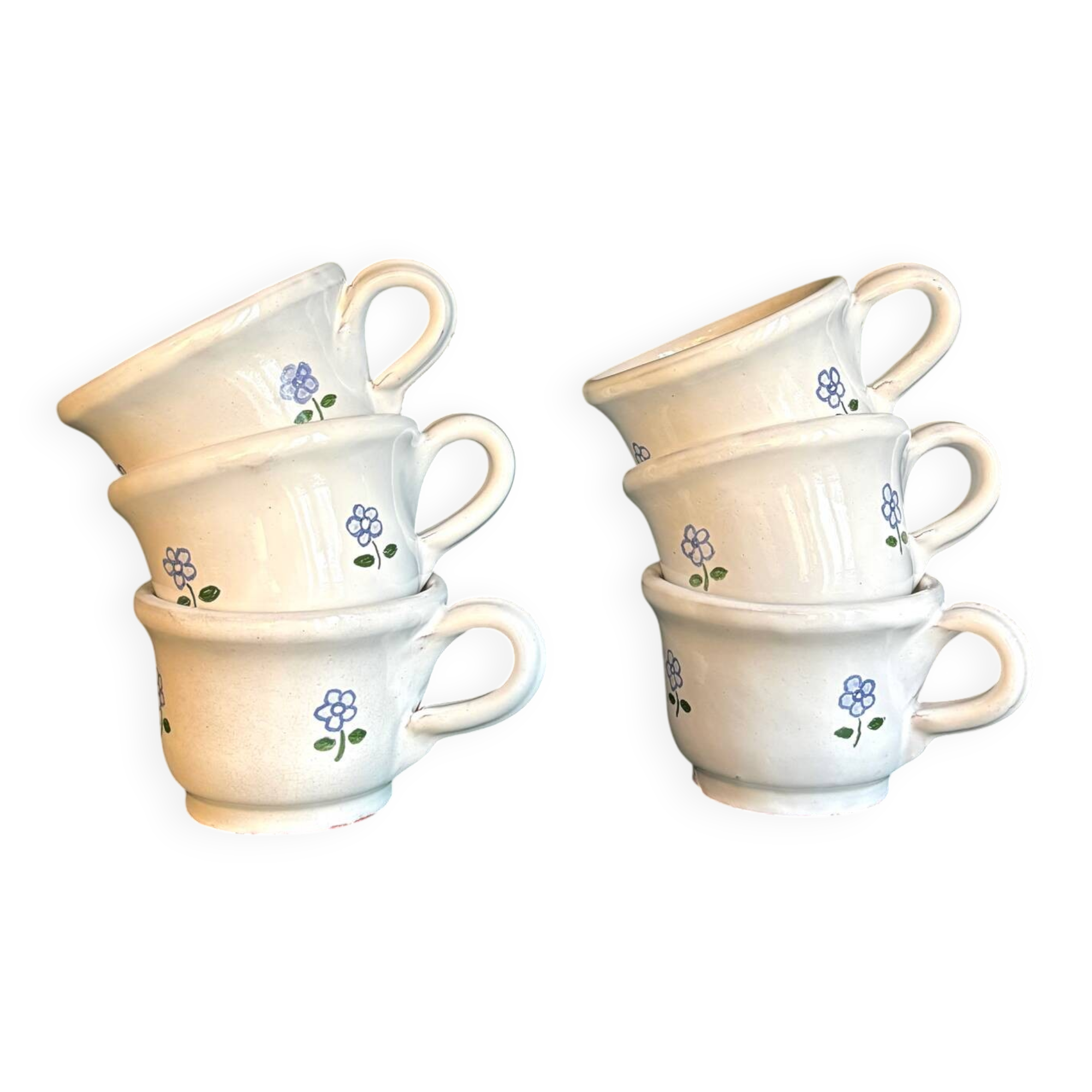 Service à thé/café peint à la main