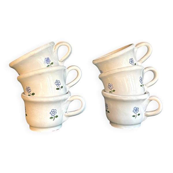 Service à thé, café peintes à la main