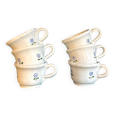 Service à thé, café peintes à la main