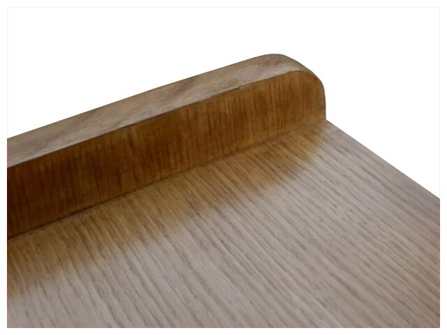 Renovated vintage chest of drawers 1960s golden oak compass feet