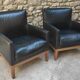 Pair of Impala armchairs