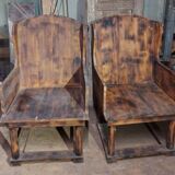 fir wing bench (pair)