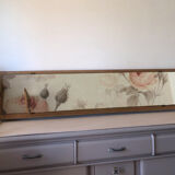 Trapezoidal mirror in solid oak