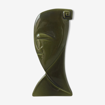 Cubist vase niederkorn,woman's head,  limited edition 1920