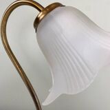 Brass tulip lamp