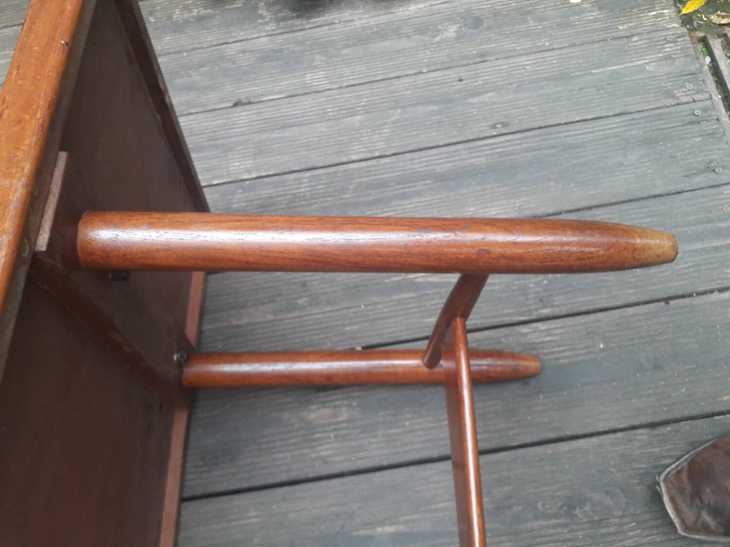 Scandinavian coffee table, Touraine enamels