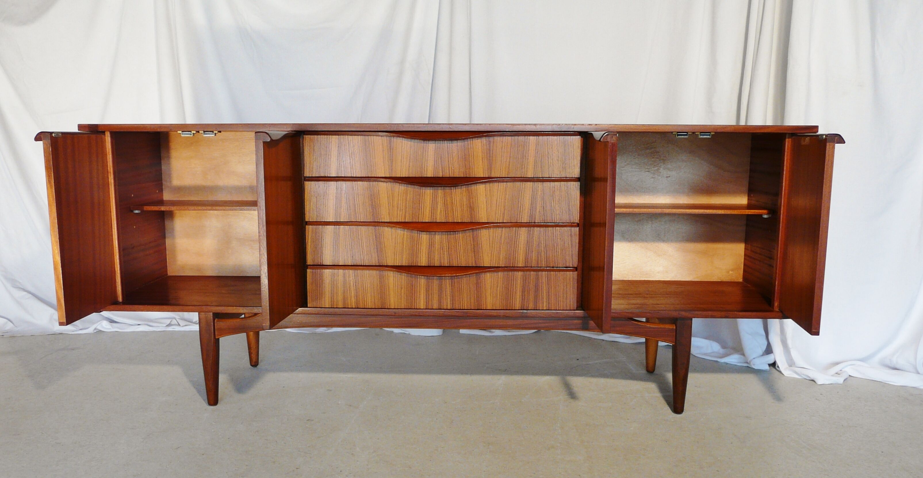 Scandinavian teak and Rosewood sideboard