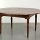 Table de ferme antique française ovale/ronde du 19ème siècle
