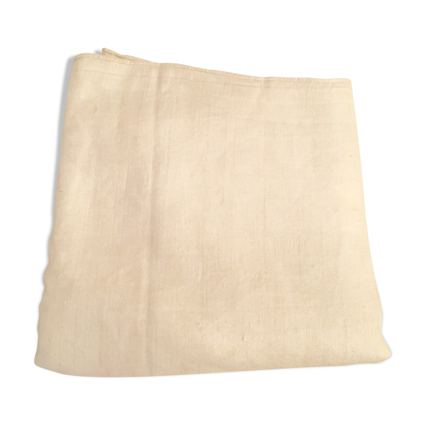 Old hemp embroidered sheet