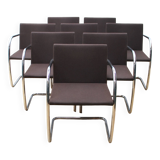 Suite de 8 fauteuils de bureau BRNO 2, Knoll