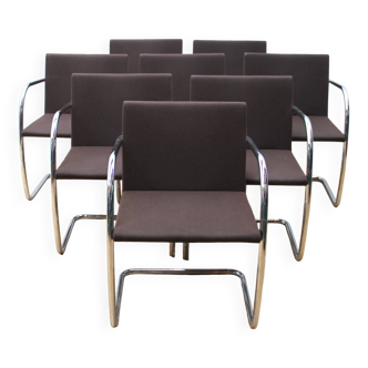 Suite of 8 BRNO 2 office armchairs, Knoll