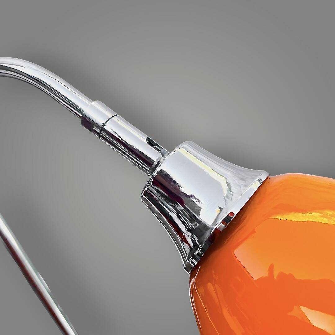 IKEA Kaskad A9308 table lamp in orange opaline glass, 1995