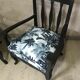 Paire de fauteuils tissu jungle