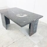 Vintage fossil stones coffee table, 1970s