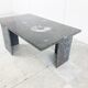 Vintage fossil stones coffee table, 1970s