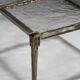 Bronze and glass coffee table, Lothar Klute, 1980s