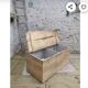 Restored solid poplar chest