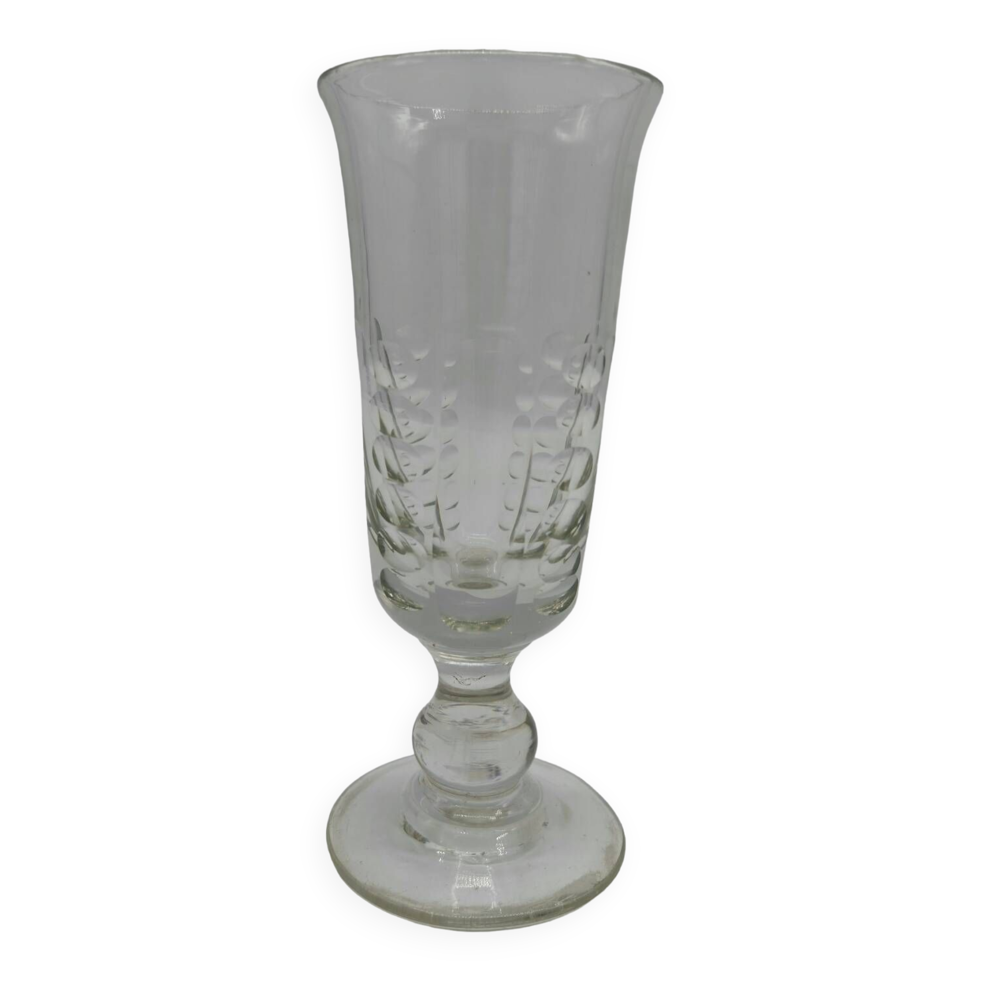 Large 19th century absinthe glass