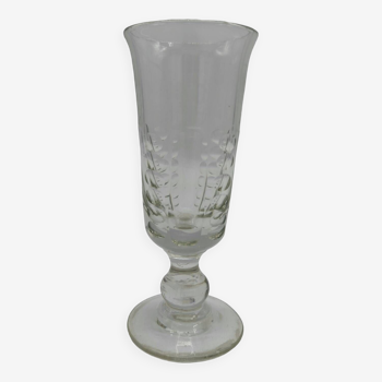 Large 19th century absinthe glass