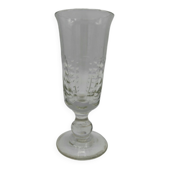 Large 19th century absinthe glass