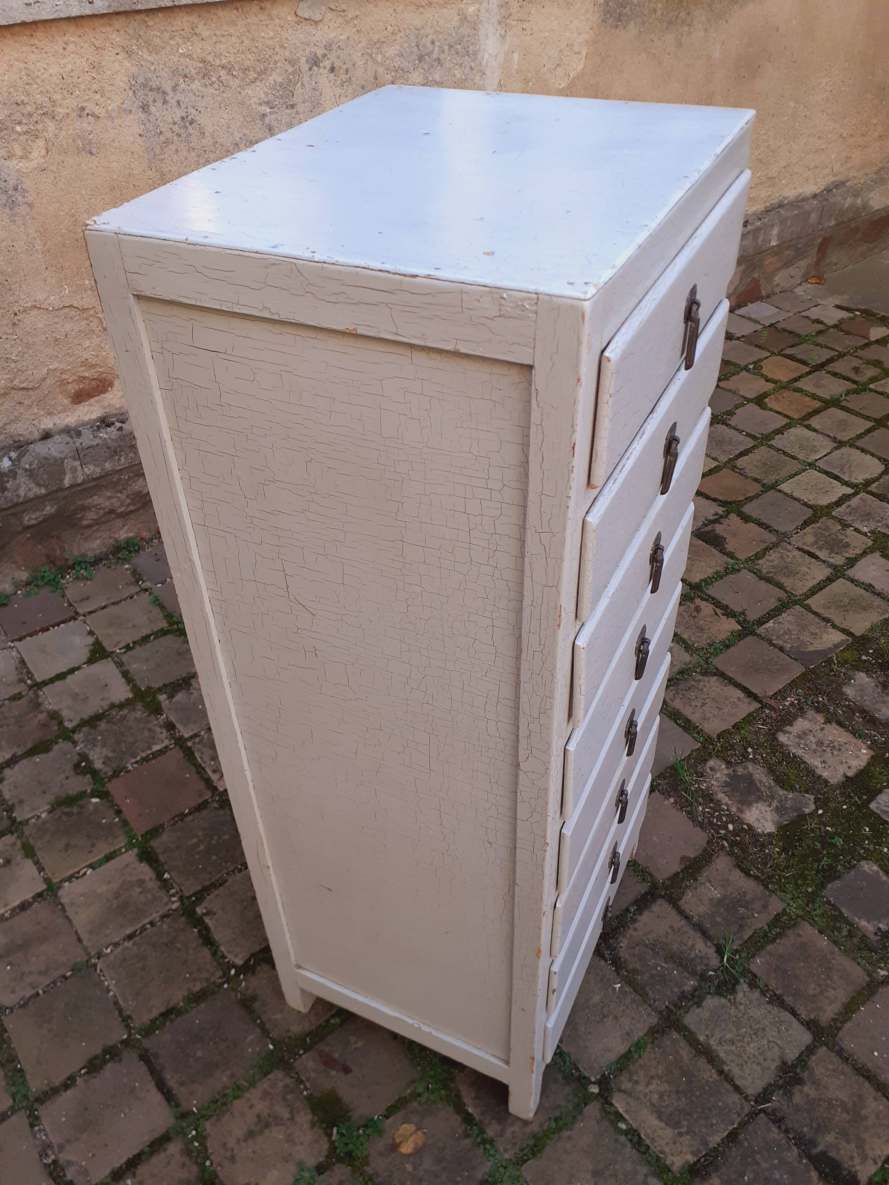 8-drawer storage unit, 1930s