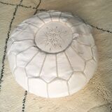 Leather Pouf